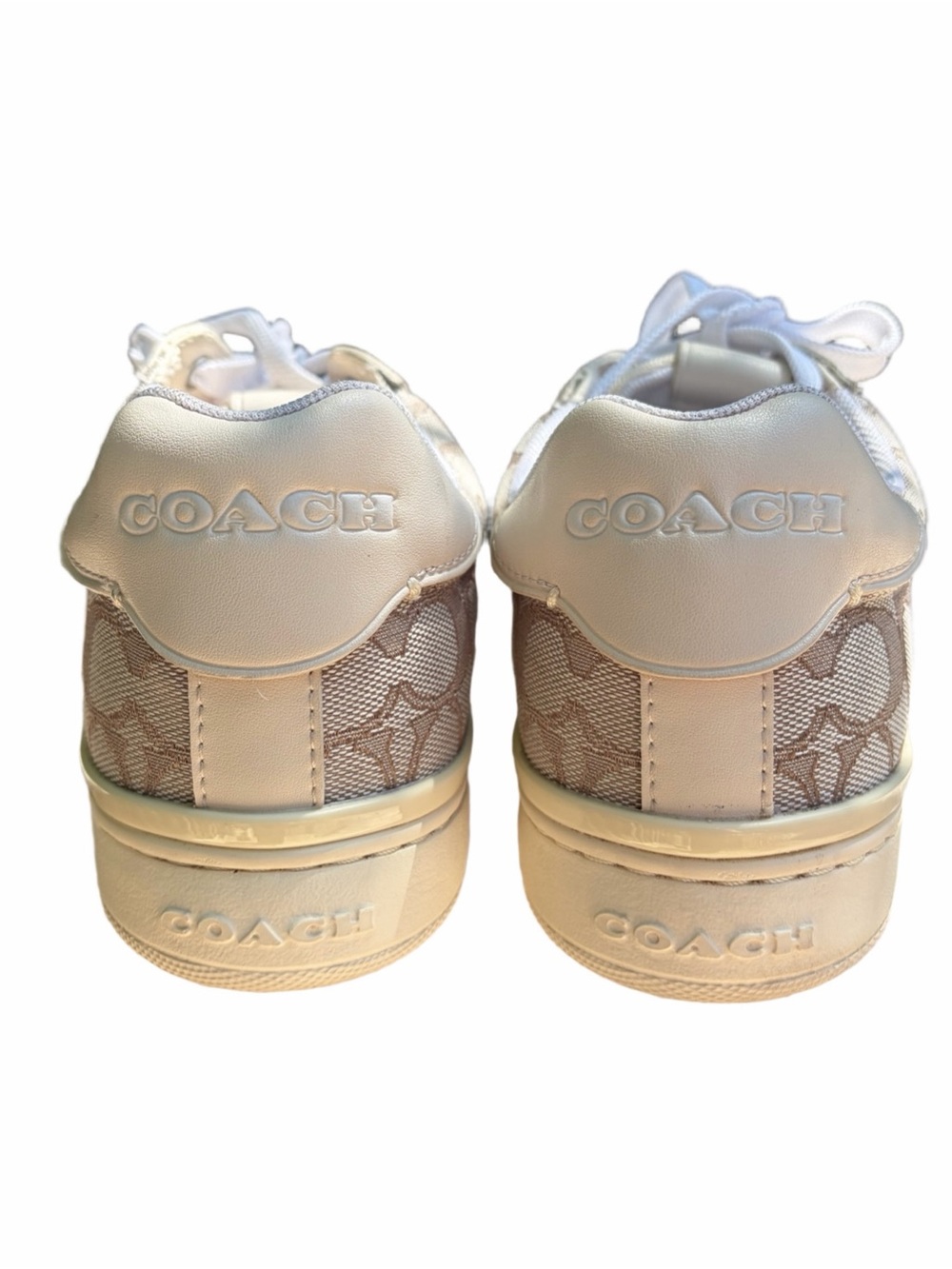 COACH - Lowline Low Top Sneakers Size 9
Signature Jacquard Lace Up Style G5037 - Picture 6 of 11